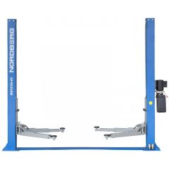 Подъемник 2-х стоечный электрогидравлический, ассиметричный 4 т. N4121A-4T_380V, Цвет: Синий, Напряжение: 380