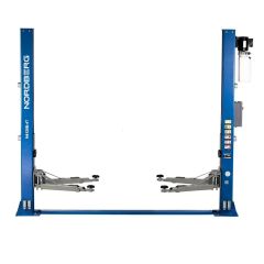 Подъемник 4 т. двухстоечный с нижней синхронизацией Nordberg N4120B-4T_380V (синий), Цвет: Синий, Напряжение: 380