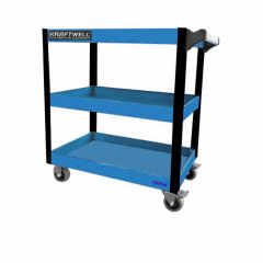 Тележка инструментальная с 3 открытыми полками KraftWell KRW-T3B
