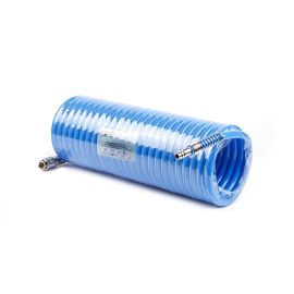 Шланг воздушный полиуретановый, спиральный D10х14 мм, 10 м. KraftWell KRW-HC101410