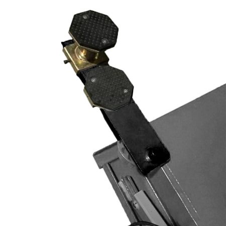 Подъемник ножничный пневматический напольный с поворотными лапами, г/п 2,5 т. KraftWell KRW260B, изображение 7