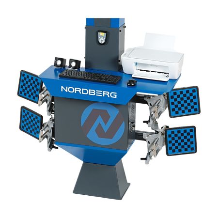 Стенд развал-схождения 3D четырехкамерный Nordberg C804, Цвет: Синий, изображение 7