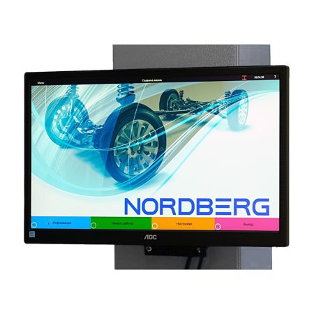 Стенд развал-схождения 3D четырехкамерный Nordberg C804_серый, Цвет: Cерый, изображение 2