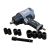 Гайковерт пневматический 1/2" с комплектом ударных головок KraftWell KRW1500IW-T, изображение 2