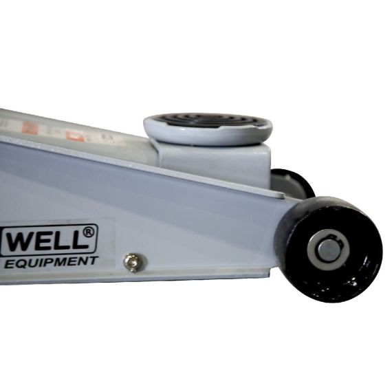 Подкатной гидравлический домкрат г/п 3000 кг. KraftWell KRWFJ3D, Цвет: Cерый, изображение 3