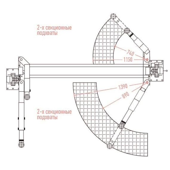 Подъемник 2-х стоечный электрогидравлический, ассиметричный 4 т. N4121A-4T_220V, Цвет: Синий, Напряжение: 220, изображение 9
