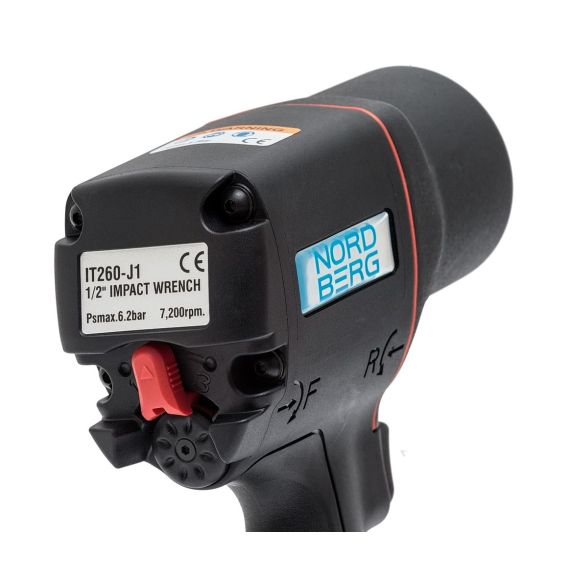Пневмогайковерт ударный 1/2" 1058 Нм Nordberg it260, изображение 4