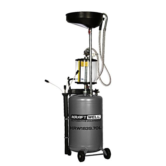 Установка для слива масла и антифриза KraftWell KRW1839.70L