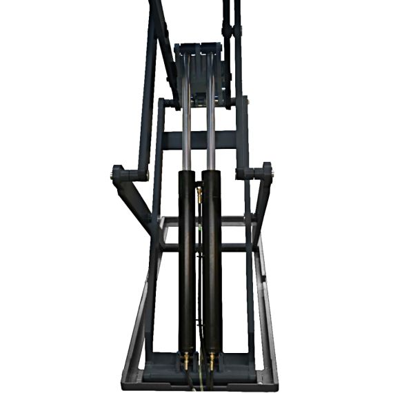 Подъёмник ножничный короткий г/п 3,5 т. KraftWell KRW350SF, Цвет: Cерый, Напряжение: 380, изображение 2