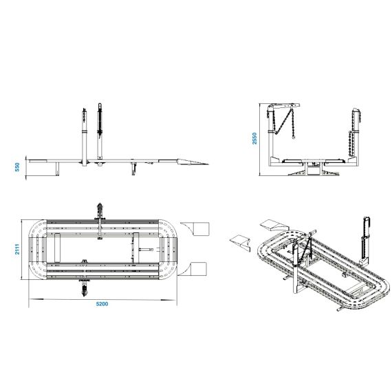 Стапель платформенный KraftWell KRW5200B2V, изображение 6
