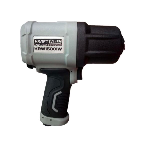 Гайковерт пневматический 1/2" с комплектом ударных головок KraftWell KRW1500IW-T, изображение 3