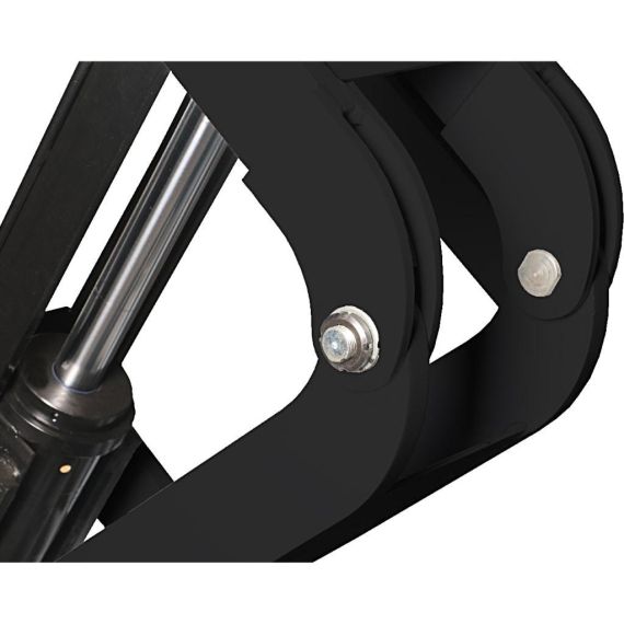 Ножничный подъемник короткий KraftWell KRW360SU г/п 3,6 т., Цвет: Cерый, Напряжение: 380, изображение 4