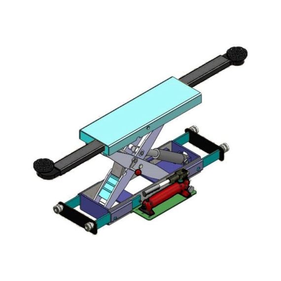 Траверса с ручным приводом, г/п 2 т. KraftWell KRWJ2N, изображение 3