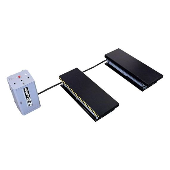Подъемник ножничный короткий, заглубляемый, г/п 3,2 т. KraftWell KRW3.2U, Цвет: Cерый, Напряжение: 380, изображение 10