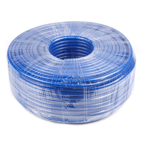 Шланг воздушный гибридный PVC D8х12 мм, 100 м. KraftWell KRW-HS0812HPVC