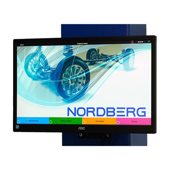Стенд развал-схождения 3D четырехкамерный Nordberg C804, Цвет: Синий, изображение 9