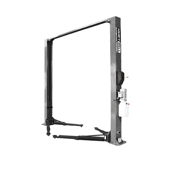 Подъемник двухстоечный электрогидравлический KraftWell KRW4ELH2/220 г/п 4 т., Цвет: Cерый, Напряжение: 220