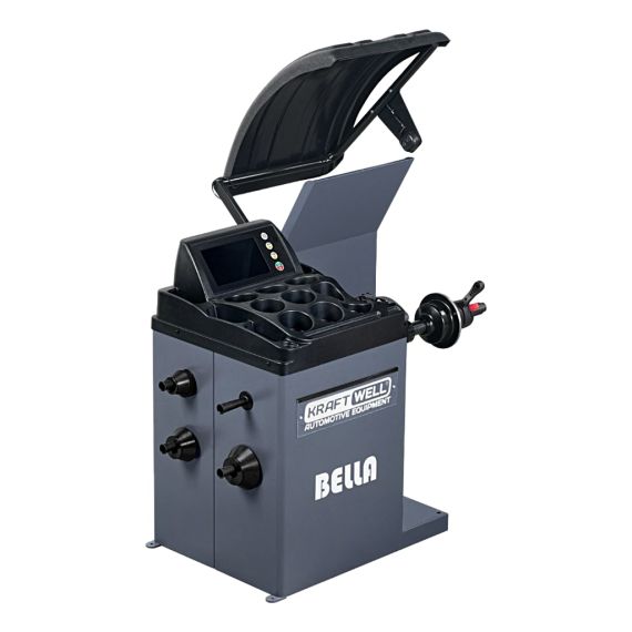 Балансировочный станок автомат с сенсорным дисплеем 7" KraftWell KRW245E