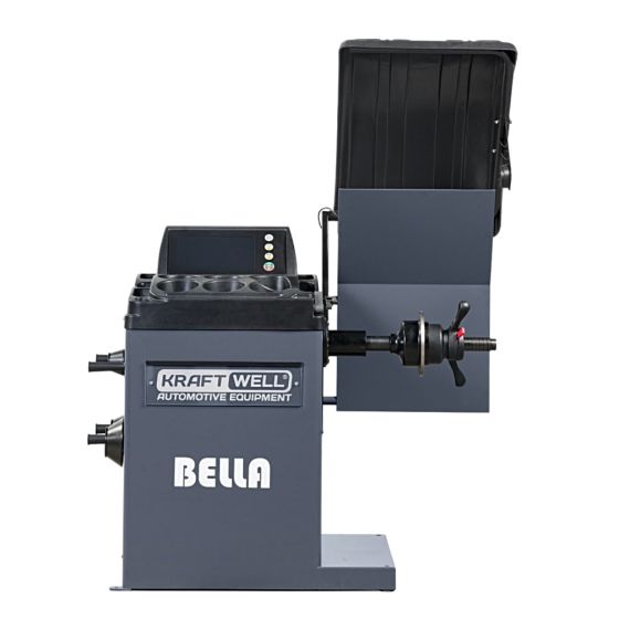 Балансировочный станок автомат с сенсорным дисплеем 7" KraftWell KRW245E, изображение 3