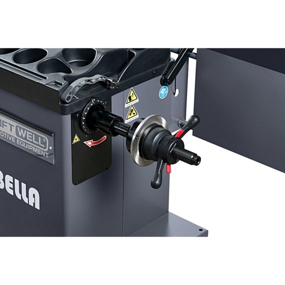 Балансировочный станок автомат с сенсорным дисплеем 7" KraftWell KRW245E, изображение 6