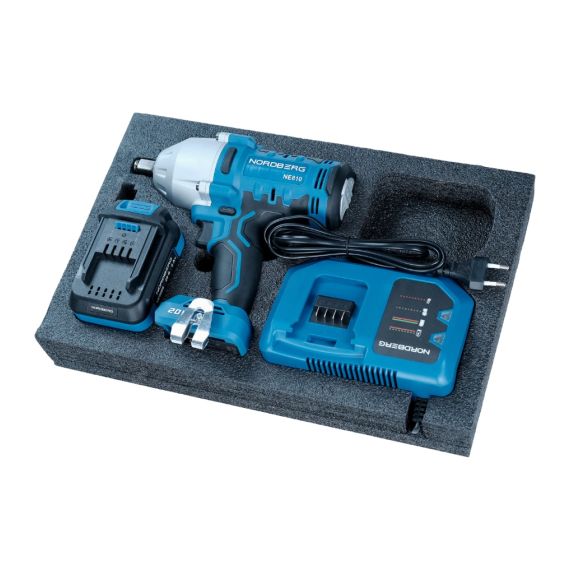 Гайковерт аккумуляторный 1/2", 1000 Нм NORDBERG NE810K, изображение 7