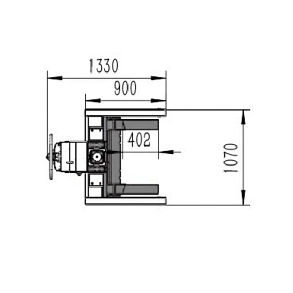 Подкатные колонны г/п 4х8,5 т. электрогидравлические беспроводные KraftWell COMBI8.5 KRW8H, изображение 3