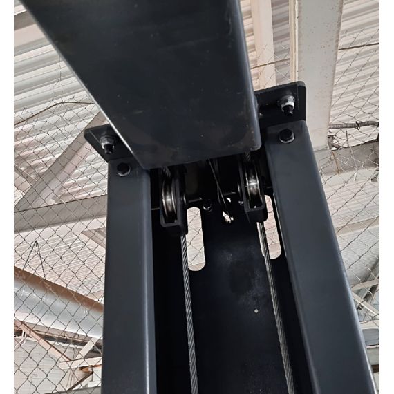 Подъемник двухстоечный г/п 4000 кг. электрогидравлический KraftWell KRW4ELH/220, Цвет: Cерый, Напряжение: 220, изображение 6