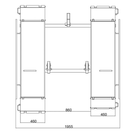 Подъёмник ножничный шиномонтажный Velyen 4EE1150, г/п 2,8 т., изображение 3