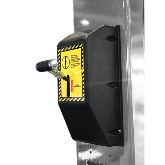 Подъемник двухстоечный KraftWell KRW4MU/220 с верхней синхронизацией, г/п 4т., Цвет: Cерый, изображение 2