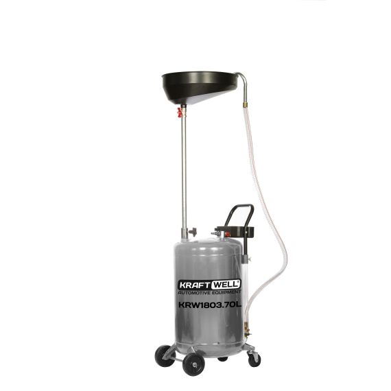 Установка для слива масла/антифриза KraftWell KRW1803.70L